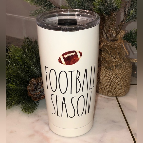 Rae Dunn Other - ✨NEW✨ Rae Dunn Football Season Insulated Stainless Steel Travel Tumbler Mug